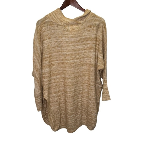 Anthropologie Field Flower Cowl Neck Tunic Sweater Side Slits Size Medium - Picture 3 of 13